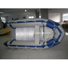 barco inflable del CE china 3,6 m remo inflables aluminio piso pvc barco